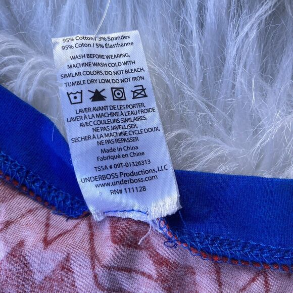 Wonder Woman DC Comics Shirt Sz L 3/4 Sleeve V-Neck Superhero Sleepwear Womens - Picture 4 of 8